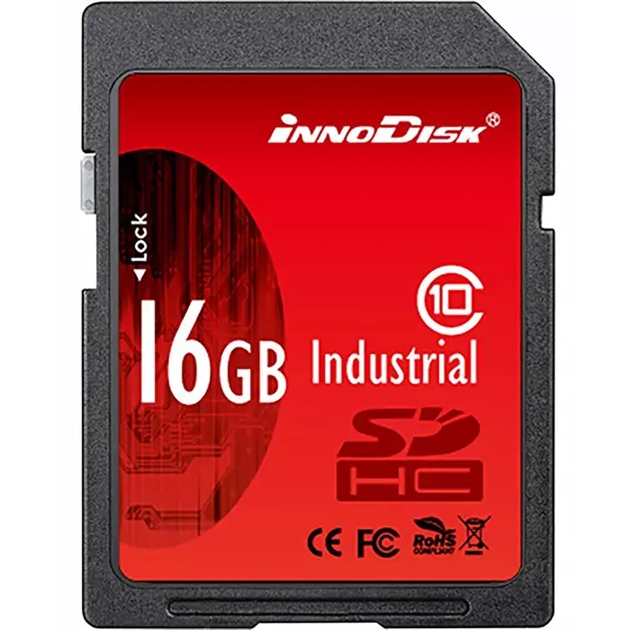 InnoDisk Industrial SDHC Card 16 GB Class 10, DS2A-16GI81W1B