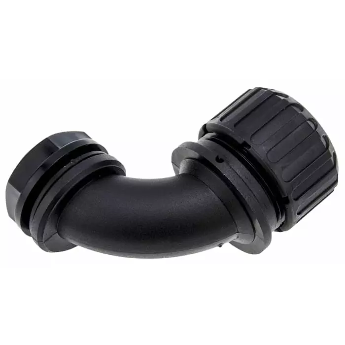 adaptaflex-90-elbow-conduit-fitting-20mm-nominal-size-m20-nylon-66-black-ip65-rating-xf20m20c90