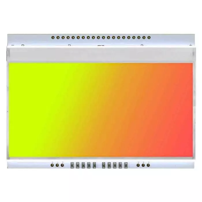 Display Visions Yellow-Green Red Display Backlight LED 94x67 mm, EA LED94X67-GR (Pack of 6 Pcs)
