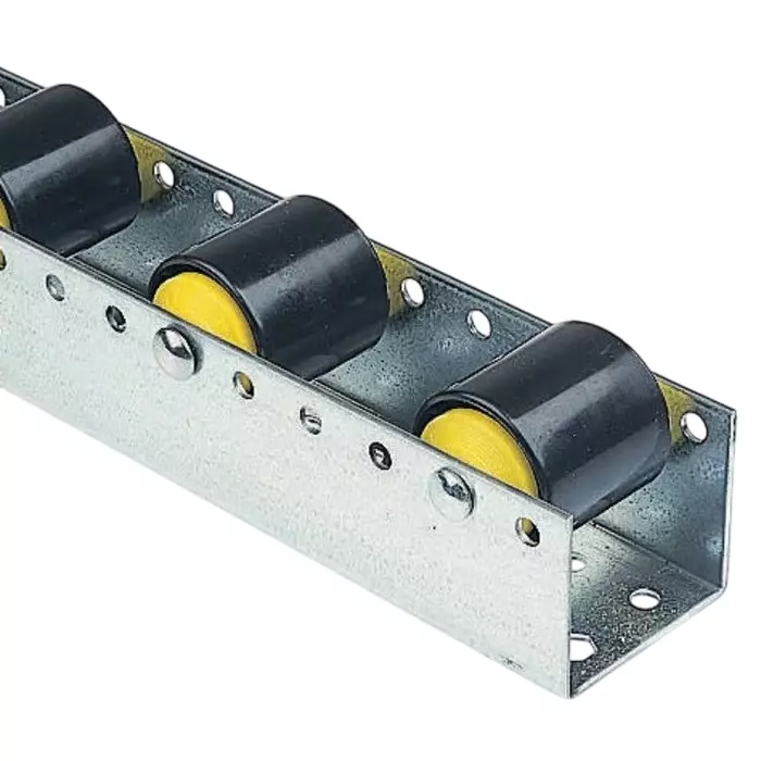 Interroll Conveyor Roller Heavy Duty 50mm Diameter 51.3mm Width 2002mm x 74mm, BU50(19WHEELS)