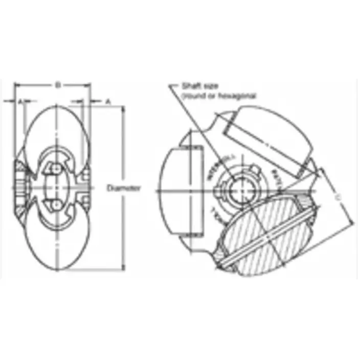 Interroll Ball Transfer Unit with 80mm Diameter, 2580
