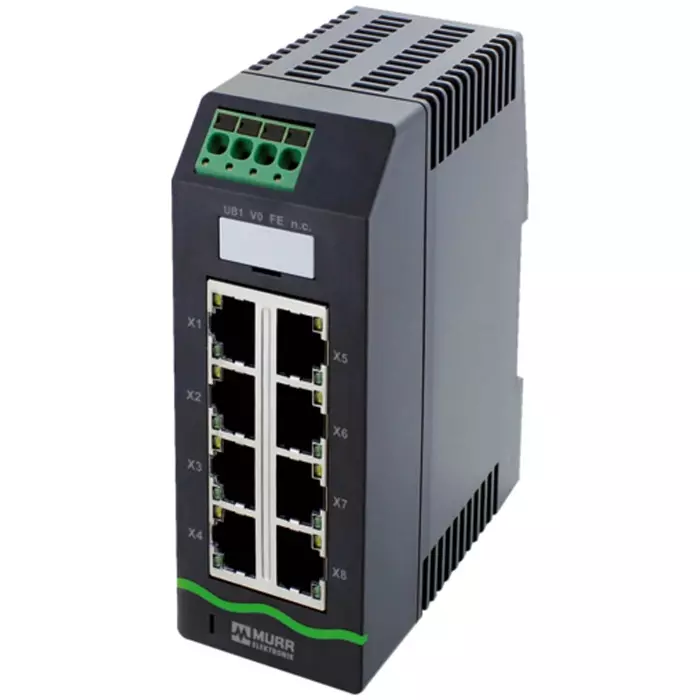 Murrelektronik Limited Xelity 8TX Unmanaged 8 Port Network Switch, 58812