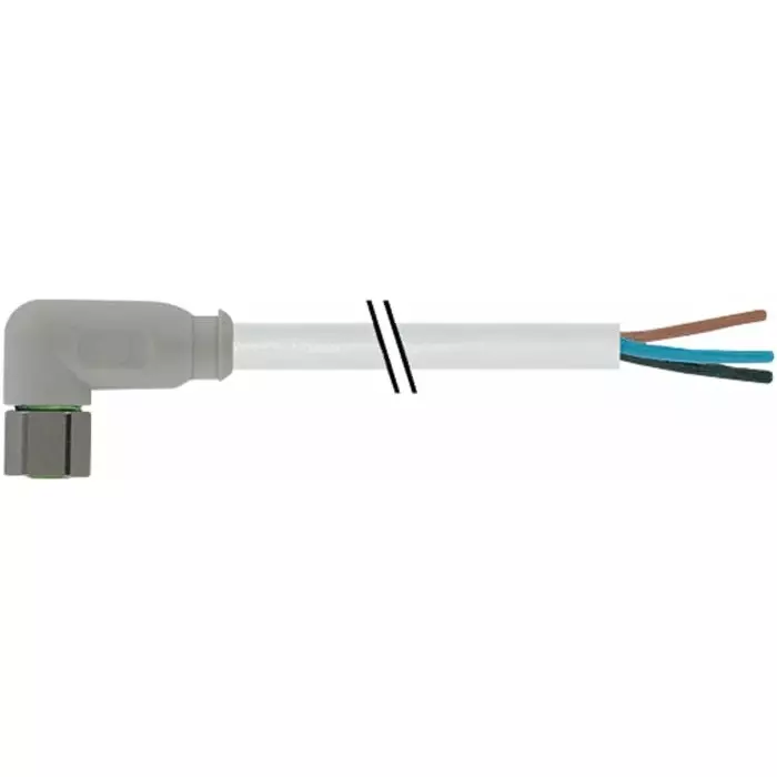 Murrelektronik Limited Sensor Actuator Cable 10 m Right Angle Female 3 Way M8 Unterminated, 7014-08081-2101000