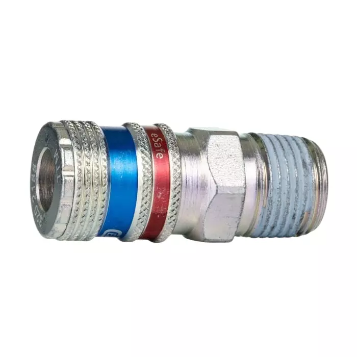 CEJN Pneumatic Quick Connect Coupling Brass & Stainless Steel Male R 1/2 Male Threaded, C103202155