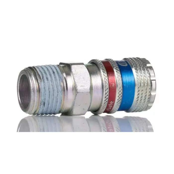CEJN Pneumatic Quick Connect Coupling Brass & Stainless Steel Male R 1/2 Male Threaded, C103202155