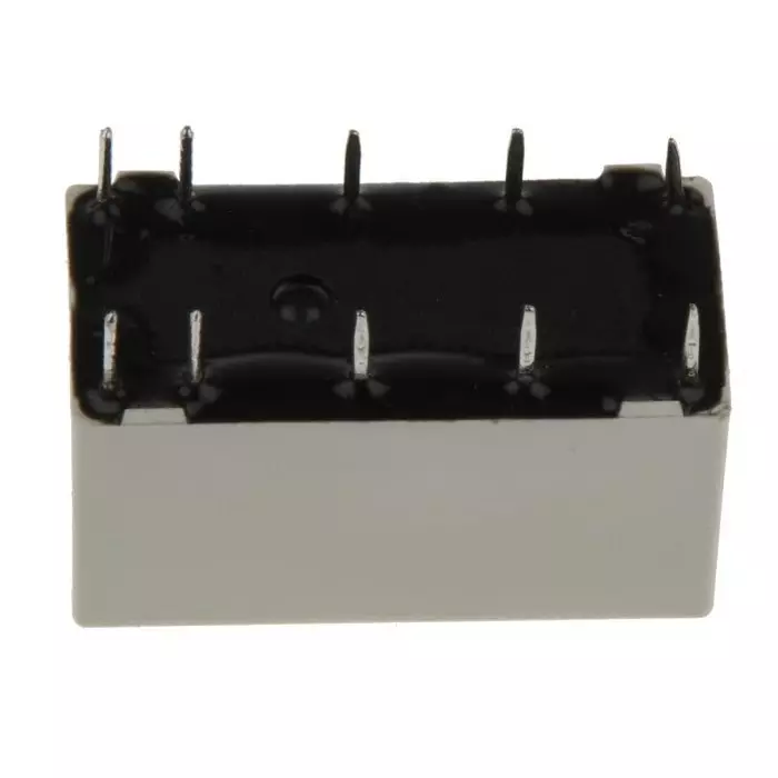 Hongfa Europe GMBH HFD2 Series Signal Relay PCB Mount 2 Pole 12V DC 3A Switching Current, HFD2/012-S-L2-D (Pack of 2 Pcs)