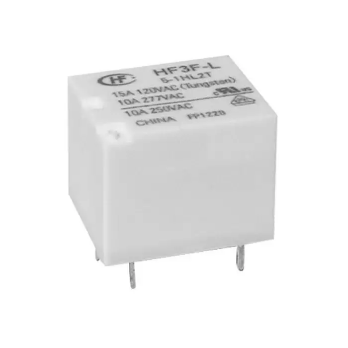 Hongfa Europe GMBH PCB Mount Latching Power Relay 12V DC Coil 15A Switching Current SPST, HF3F-L/12-1HL1T(610) (Pack of 2 Pcs)