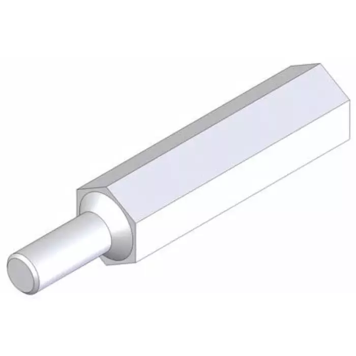 ESSENTRA COMPONENTS Standoff M4 Thread 25 mm Body Brass Male/Female, HTSB-M4-25-7-1