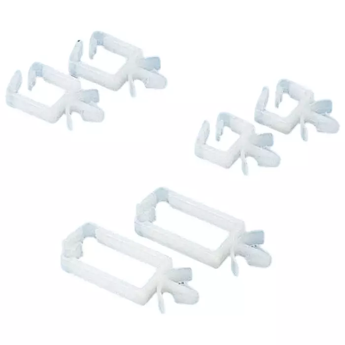 ESSENTRA COMPONENTS Saddle Clip Natural Nylon 66, WS-SE-A-1-01 NATUREL