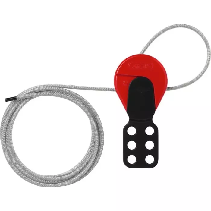 ABUS 6-Lock Adjustable Cable Lockout 9mm Shackle 128mm Attachment, C506