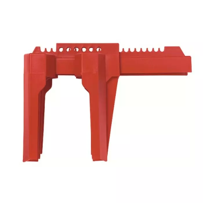 ABUS Red Polypropylene Ball Valve Lockout 203.2mm Attachment, 57720