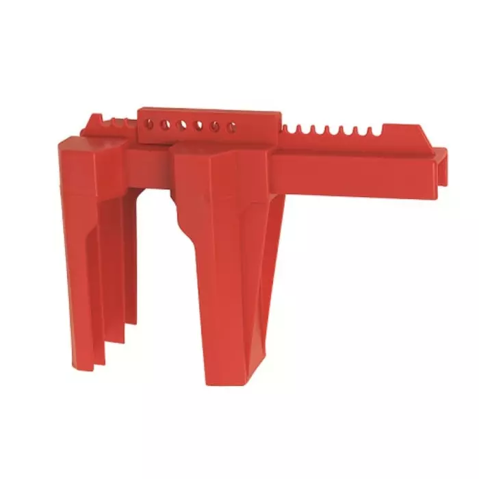 ABUS Red Polypropylene Ball Valve Lockout 203.2mm Attachment, 57720