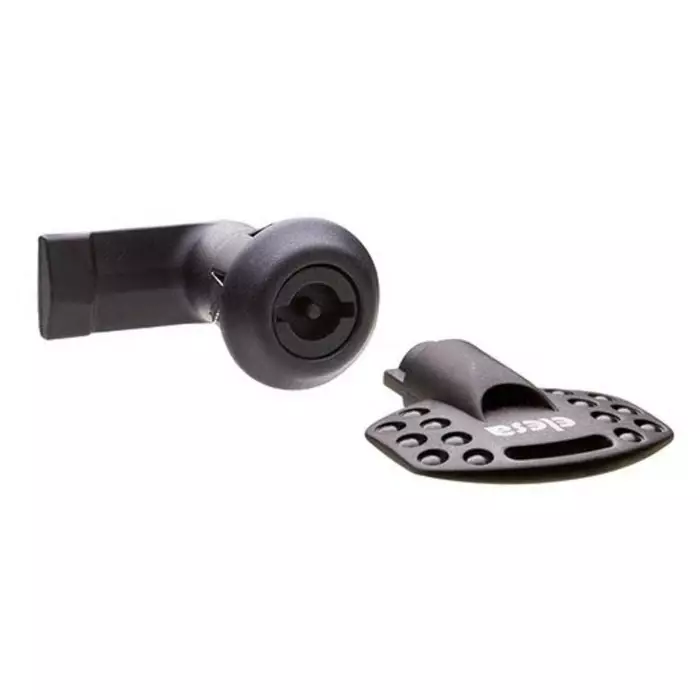 Elesa Black PA Locking Latch 33mm Panel-to-Tongue 30mm Cutout Key Unlock, 421533
