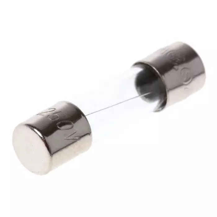 RS PRO F Glass Cartridge Fuse 5x20 mm 2A Current & 250V ac Voltage Rating