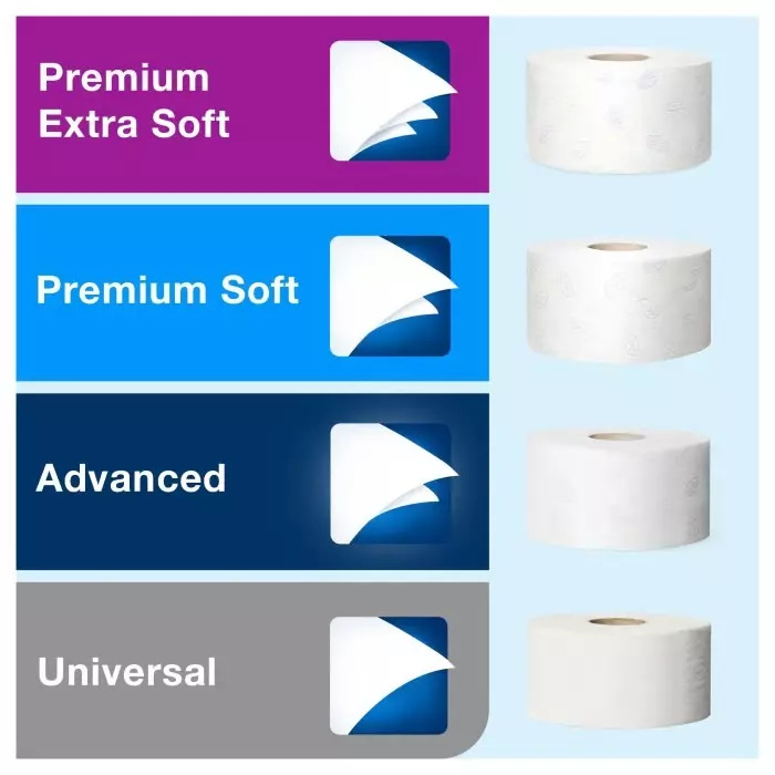 Tork Black Plastic Toilet Roll Dispenser 146x256x432 mm, 555508