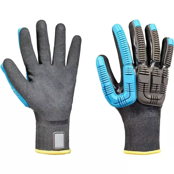 Honeywell Rig Dog Black Glass Fibre HPPE Polyester Steel Fibre Abrasion Resistant Cut Resistant Puncture, 41-4438BL/9L