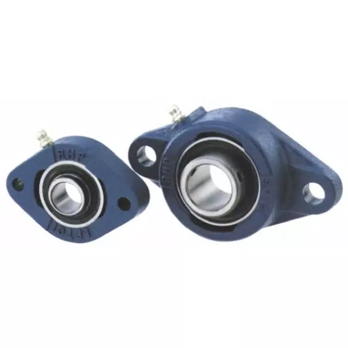 NSK Flange Bearing Unit 2 Hole Cast Iron 25 mm ID 8 mm Mount Hole Size,LFTC25EC