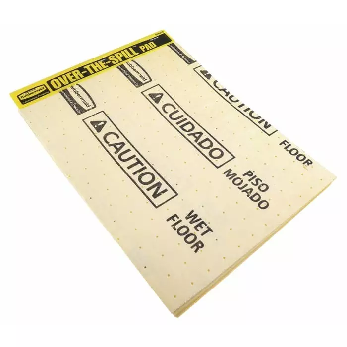 RUBBERMAID General Purpose Spill Kit 0.34 L 40.6x32 cm 0.3 Kg, FG425400YEL