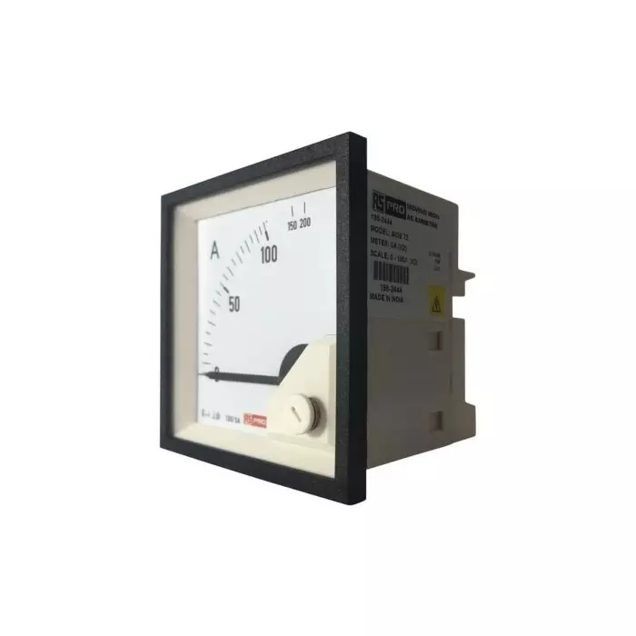 rs-pro-analogue-panel-ammeter-10-input-a-1005-ct-a-200-scle-a-ac-68mm-x-68mm-1-moving-iron-186-2444-rs