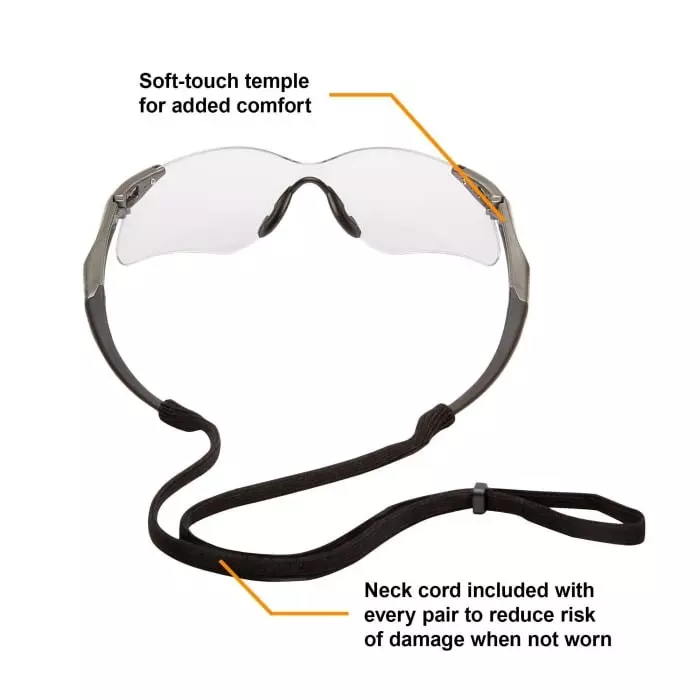 Kimberly-Clark V30 Series Anti-Mist Safety Glasses Clear, 25701