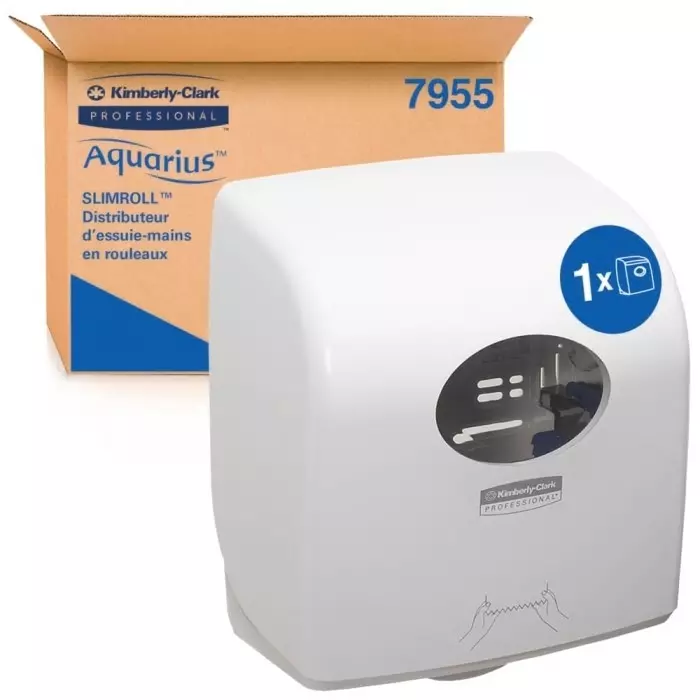 Kimberly-Clark Paper Towel Dispenser Wall Mounting ABS White 297x192x324 mm, 7955