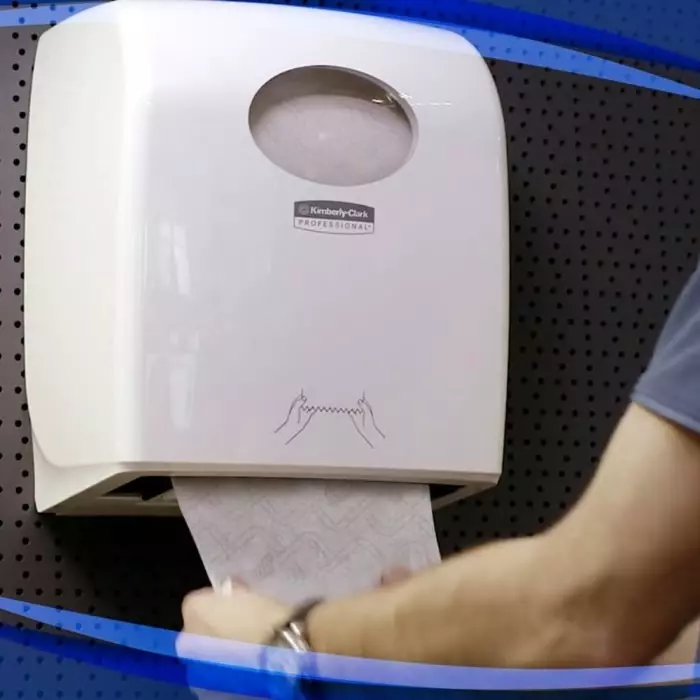 Kimberly-Clark Paper Towel Dispenser Wall Mounting ABS White 297x192x324 mm, 7955