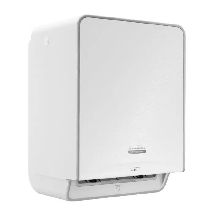 Kimberly-Clark Rolled Paper Towel Dispenser Plastic White 43.5x27.62x33.5 mm, 53940
