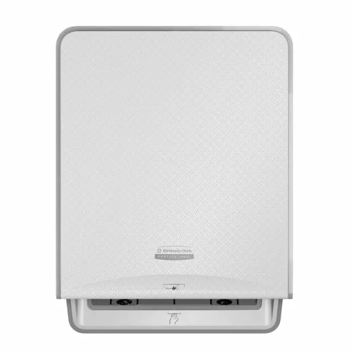 Kimberly-Clark Rolled Paper Towel Dispenser Plastic White 43.5x27.62x33.5 mm, 53940