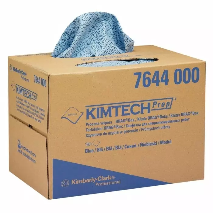 Kimberly-Clark Dry Multi-Purpose Wipes Blue 160 Wipes 305 x 425mm for Clean Environments, Food Industry & Pharmaceutical, 7644
