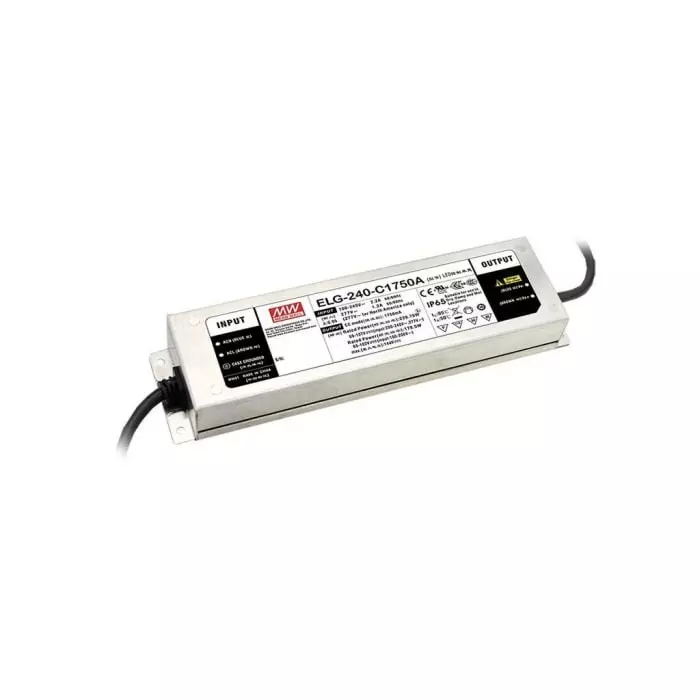 MEAN WELL LED Driver 24V Output 240W Output 10A Output Constant Current / Constant Voltage, ELG-240-24B-3Y