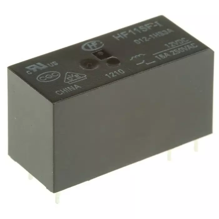 RS PRO PCB Mount Power Relay 12V dc Coil 16A Switching Current SPST
