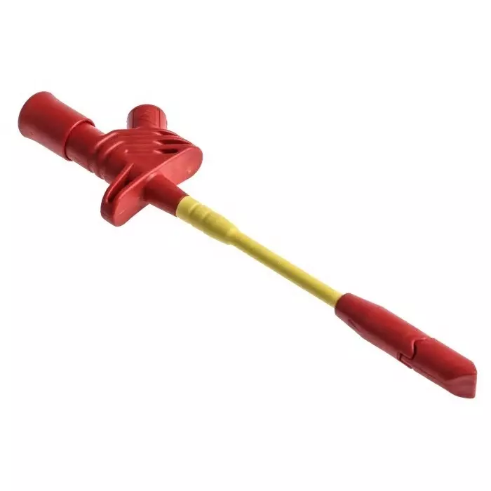 HIRSCHMANN TEST AND MEASUREMENT Grabber Clip 162 mm Red, 972307101 (Pack of 100)