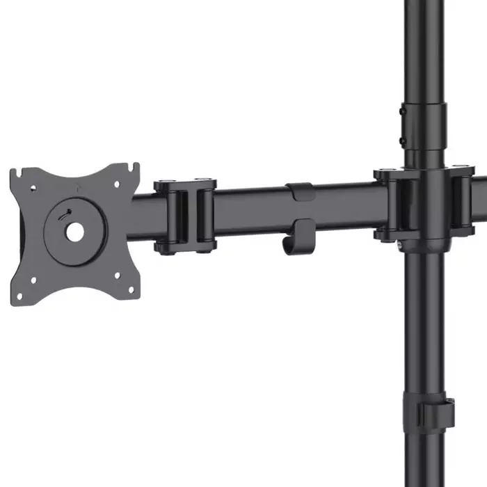 StarTech.com Desk Mounting Monitor Arm for 4 x Screen 27 inch Screen Size, ARMBARQUAD