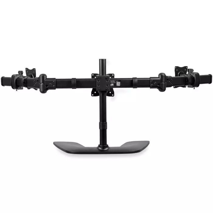 StarTech.com Desk Mounting Monitor Arm for 3 x Screen 27 inch Screen Size, ARMBARTRIO2