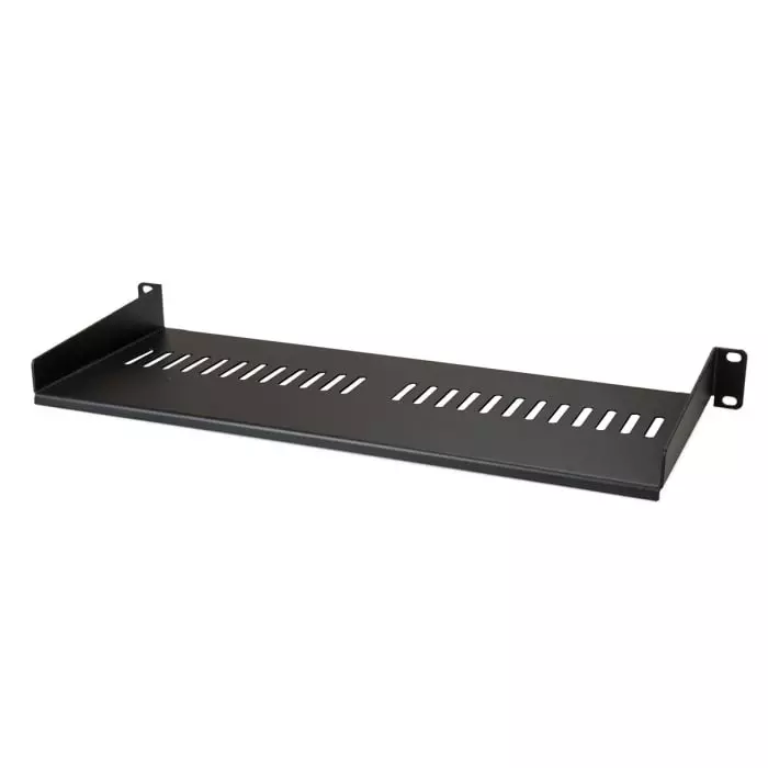 StarTech.com Black Rack Shelf 1U 20 Kg Load 440mm x 175mm, CABSHELF1U7V
