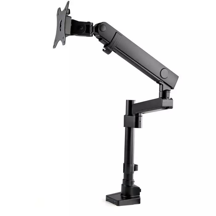 StarTech.com Desk Mounting Monitor Arm for 1 x Screen 34 inch Screen Size, ARMPIVOT2USB3