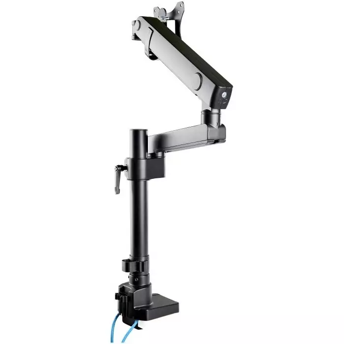 StarTech.com Desk Mounting Monitor Arm for 1 x Screen 34 inch Screen Size, ARMPIVOT2USB3