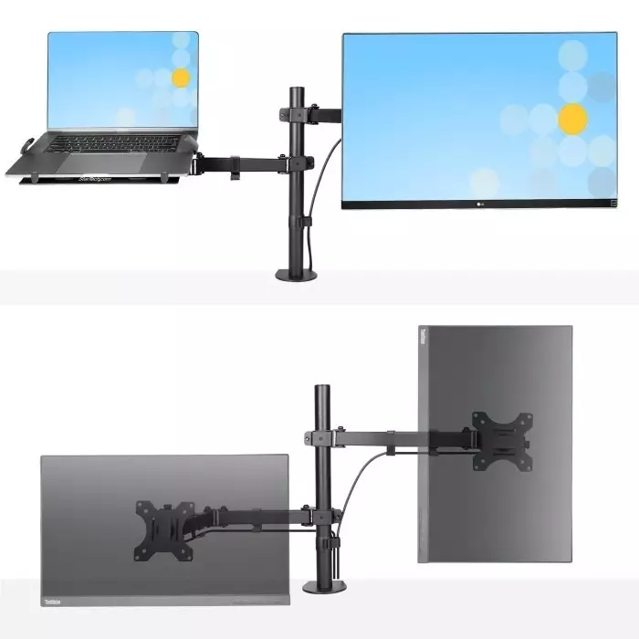 StarTech.com Desk Mounting Monitor Arm Laptop Tray for 1 x Screen 34 inch Screen Size, A2-LAPTOP-DESK-MOUNT