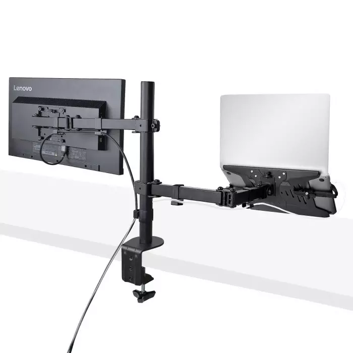 StarTech.com Desk Mounting Monitor Arm Laptop Tray for 1 x Screen 34 inch Screen Size, A2-LAPTOP-DESK-MOUNT