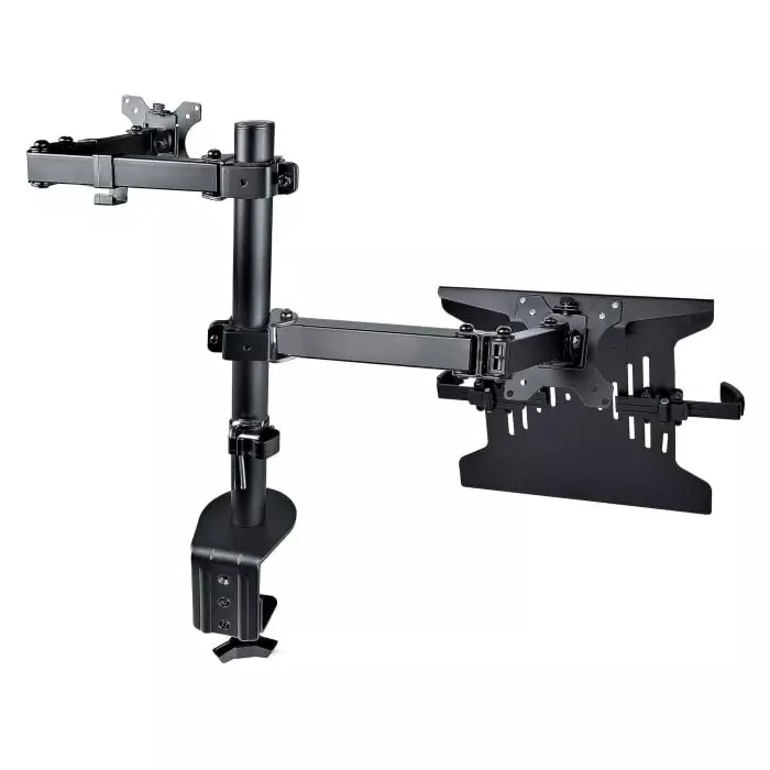 StarTech.com Desk Mounting Monitor Arm Laptop Tray for 1 x Screen 34 inch Screen Size, A2-LAPTOP-DESK-MOUNT