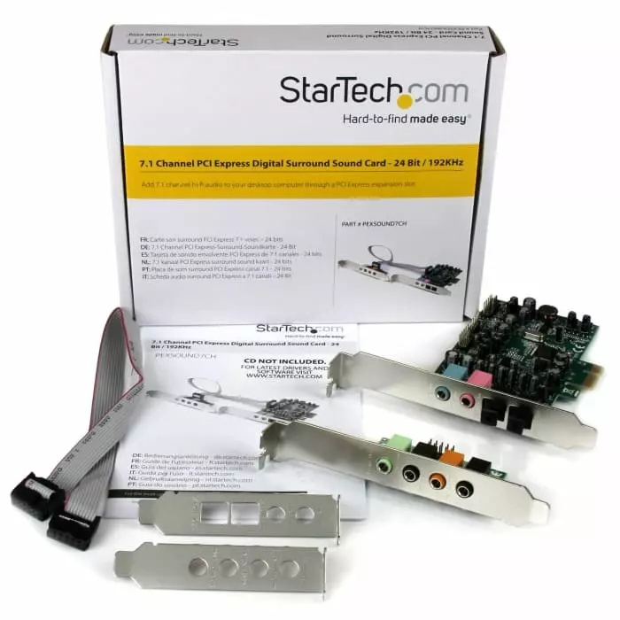 StarTech.com 7.1 Channel PCI Sound Card, PEXSOUND7CH