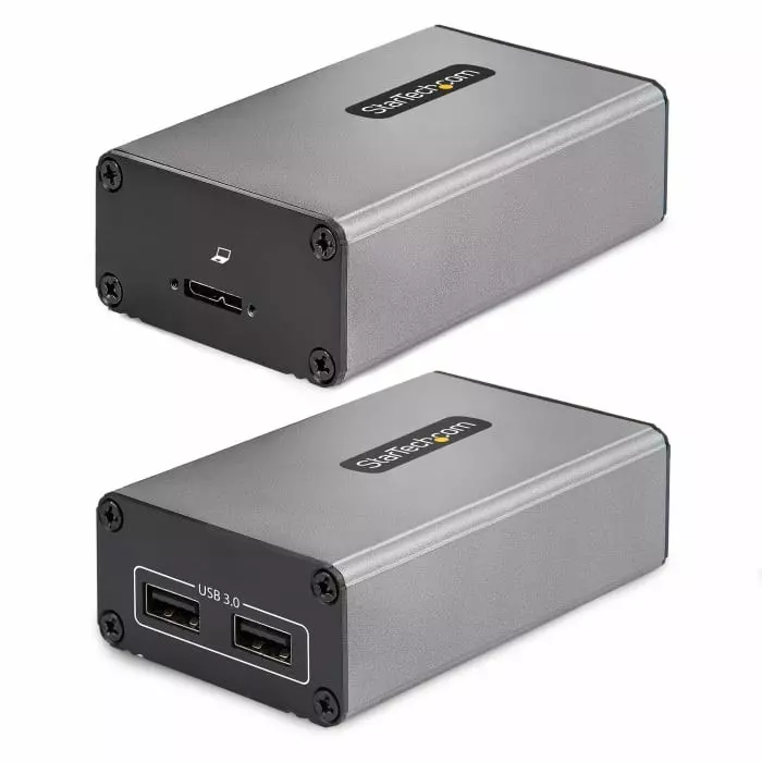StarTech.com 2 Port USB 3.2 Fibre Extender up to 350m Extension Distance, F35023-USB-EXTENDER