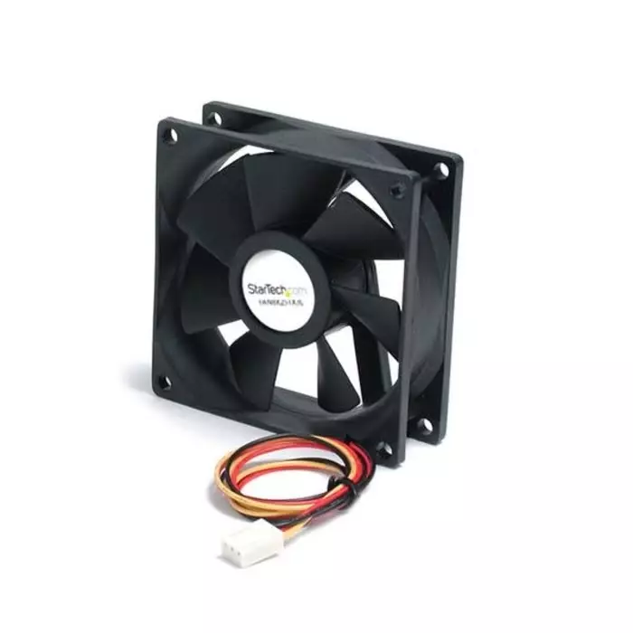 StarTech.com Axial Fan 12 V DC DC Operation 26.6 cfm 80mA Max 3.1x3.1x1 inch, FAN8X25TX3L