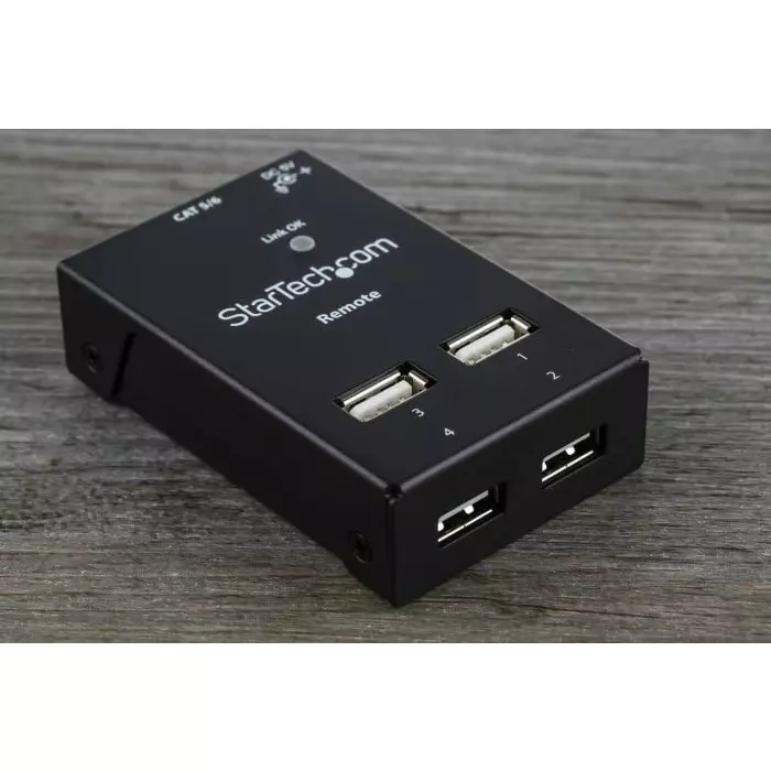 StarTech.com 4 Port USB 2.0 over CATx Extender up to 50m Extension Distance, USB2004EXTV