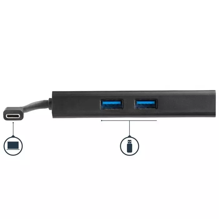 StarTech.com 4K USB-C Docking Station with HDMI - 2 x USB Ports USB A USB C, DKT30CHPD