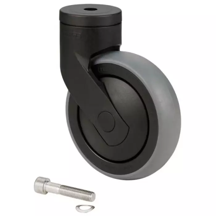 VIKAN Braked Castor Wheel 125 mm Size, 98109