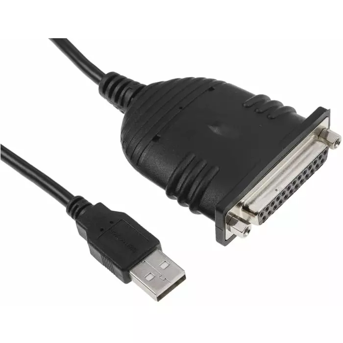 StarTech.com USB 2.0 USB A Male to DB25 Female Converter Cable, ICUSB1284D25