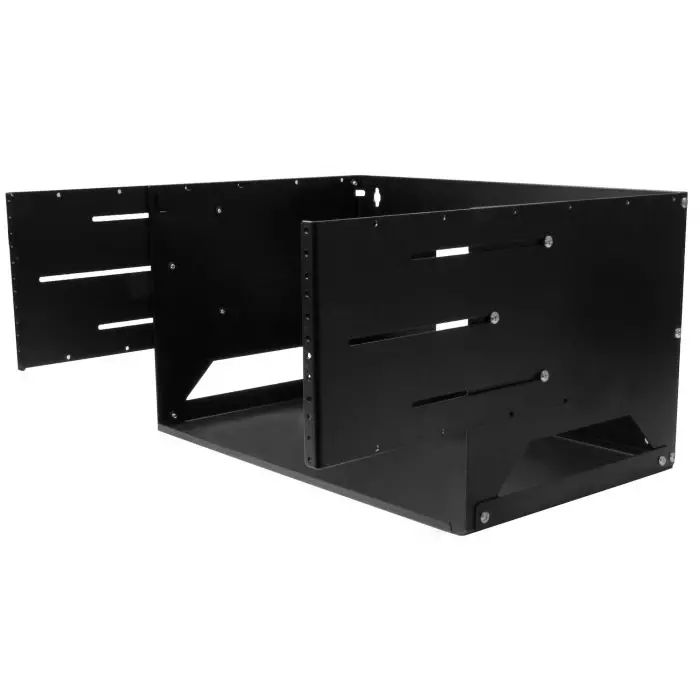 StarTech.com Black 4U Steel Server Rack with 2-Post Frame, WALLSHELF4U