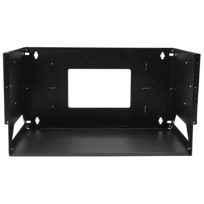 StarTech.com Black 4U Steel Server Rack with 2-Post Frame, WALLSHELF4U