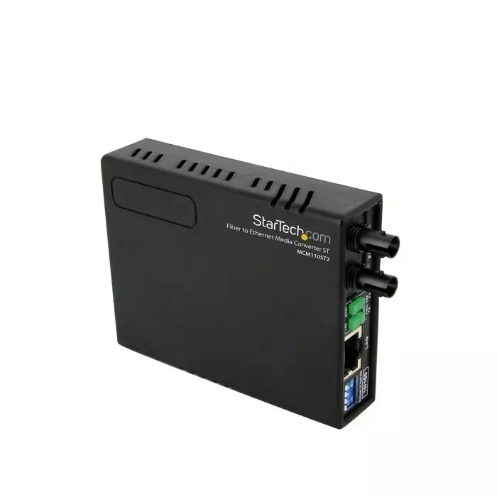 StarTech.com RJ45 ST Media Converter Multi Mode Half/Full Duplex 2km, MCM110ST2GB
